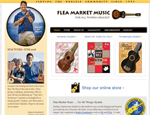 Tablet Screenshot of fleamarketmusic.com